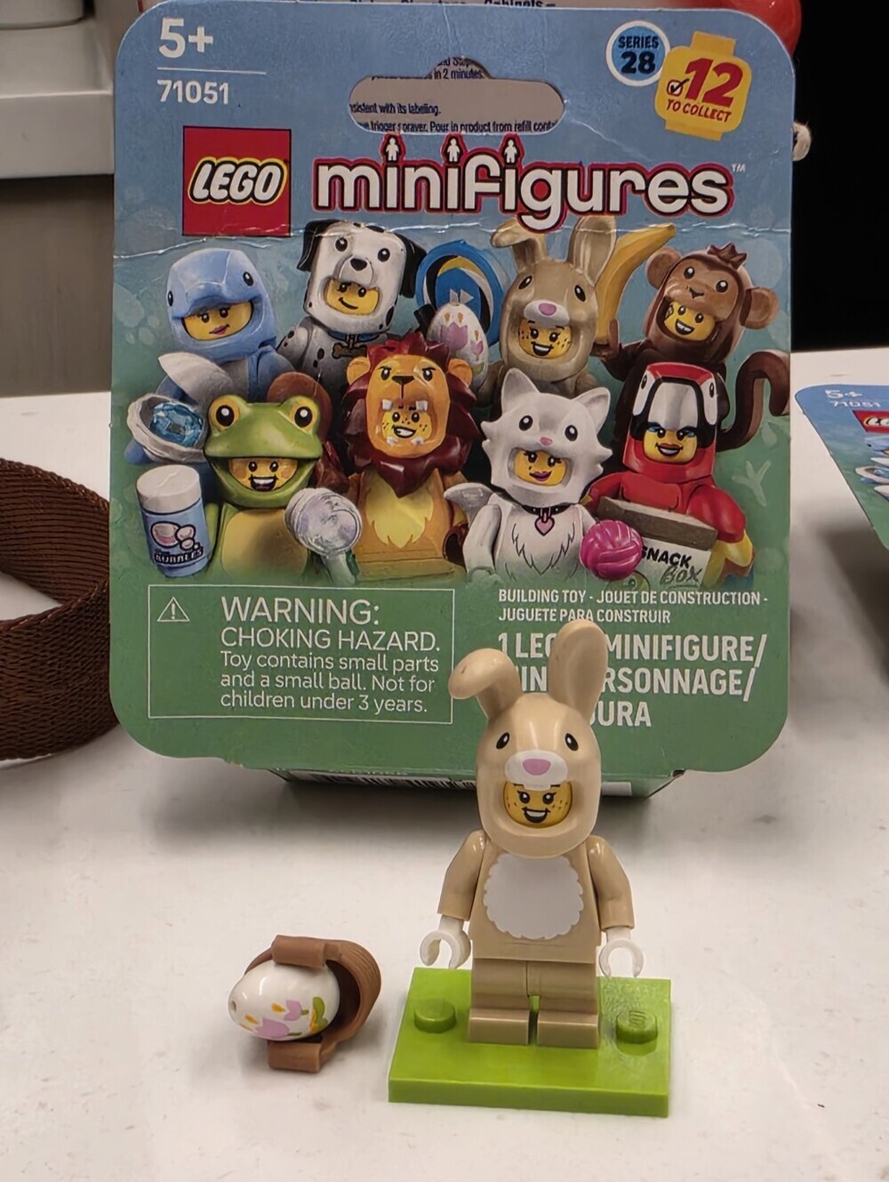 LEGO Collectible Series 28 Cute Bunny Costume Fan MINIFIGURE, 71052, 2026 animal